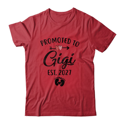 Promoted To Gigi Est 2027 First Time Mothers Day Shirt & Hoodie | teecentury