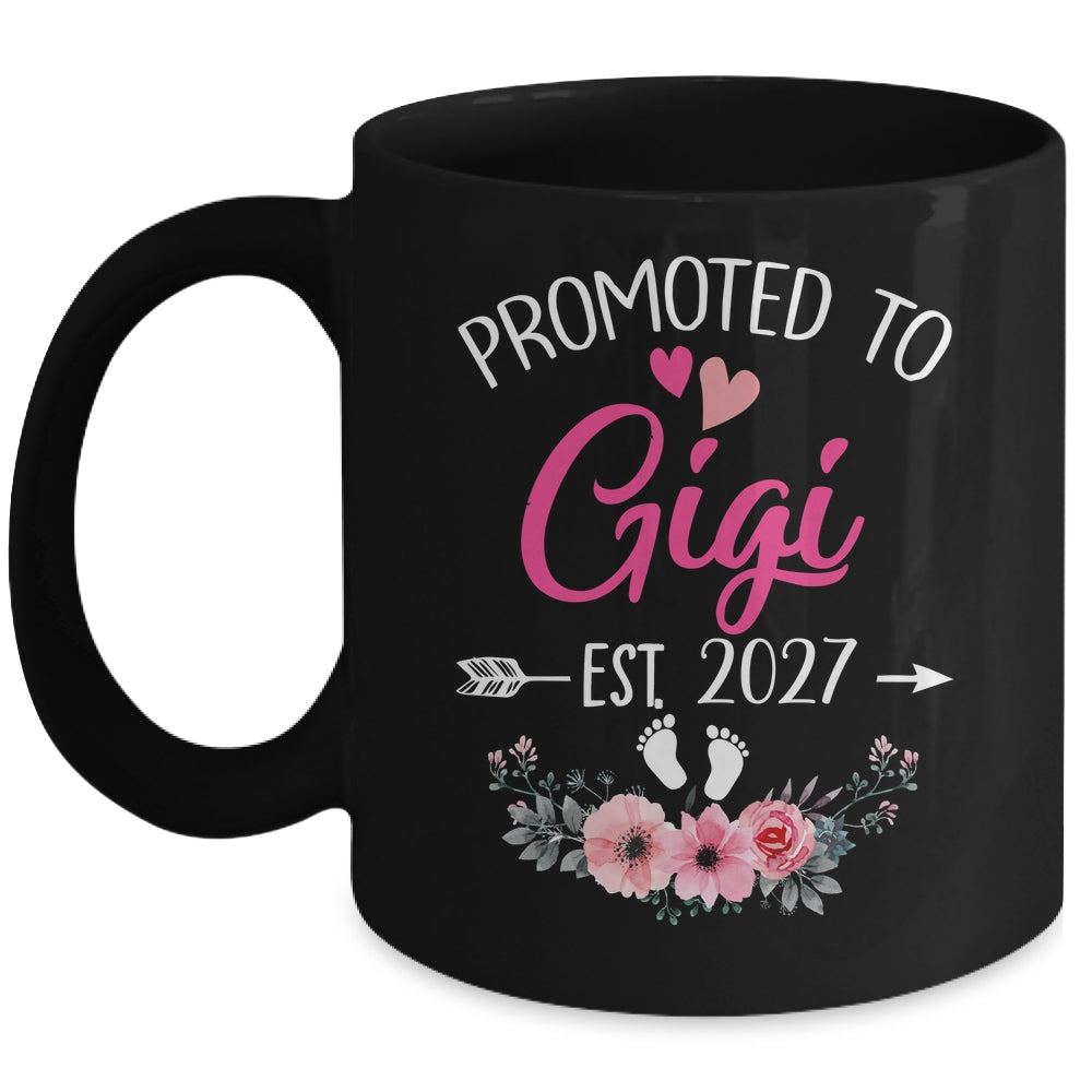 Promoted To Gigi Est 2027 Mothers Day First Time Mug | teecentury