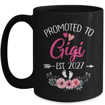 Promoted To Gigi Est 2027 Mothers Day First Time Mug | teecentury