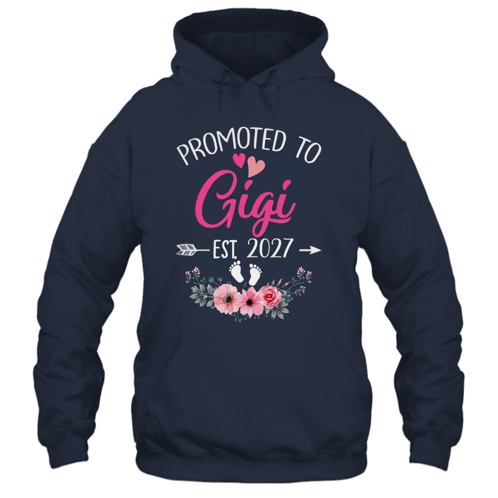 Promoted To Gigi Est 2027 Mothers Day First Time Shirt & Tank Top | teecentury