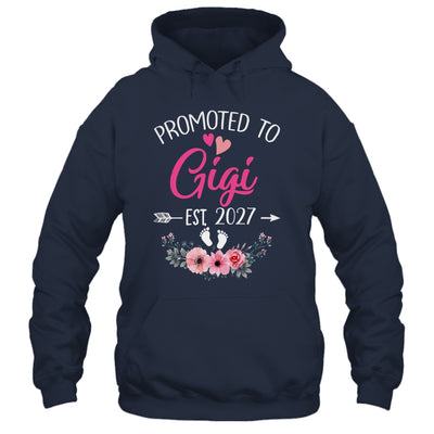 Promoted To Gigi Est 2027 Mothers Day First Time Shirt & Tank Top | teecentury