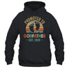 Promoted To Godfather Est 2024 Fathers Day Vintage Shirt & Tank Top | teecentury