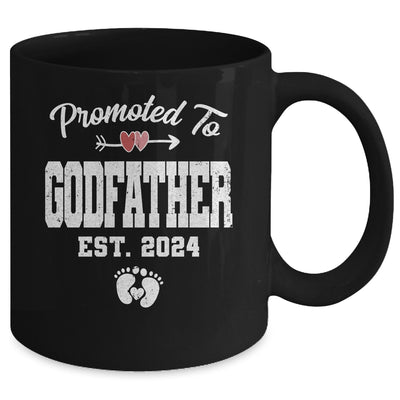 Promoted To Godfather Est 2024 Funny First Time Fathers Day Mug | teecentury