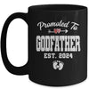 Promoted To Godfather Est 2024 Funny First Time Fathers Day Mug | teecentury