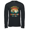 Promoted To Godfather Est 2024 Vintage New Fathers Day Shirt & Hoodie | teecentury
