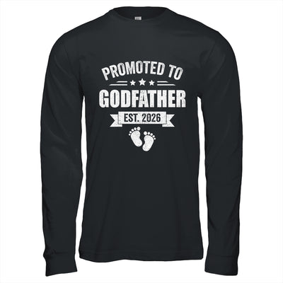 Promoted To Godfather Est 2026 Fathers Day First Time New Shirt & Hoodie | teecentury