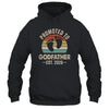 Promoted To Godfather Est 2026 Fathers Day Vintage Shirt & Hoodie | teecentury