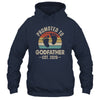 Promoted To Godfather Est 2026 Fathers Day Vintage Shirt & Hoodie | teecentury