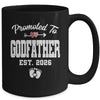 Promoted To Godfather Est 2026 Funny First Time Fathers Day Mug | teecentury