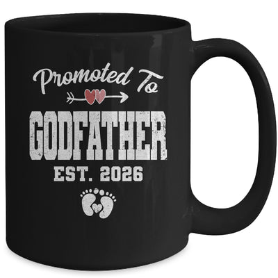 Promoted To Godfather Est 2026 Funny First Time Fathers Day Mug | teecentury