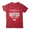 Promoted To Godfather Est 2026 Funny First Time Fathers Day Shirt & Hoodie | teecentury