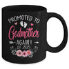 Promoted To Godmother Again Est 2025 Mothers Day Mug | teecentury