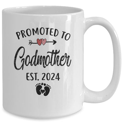 Promoted To Godmother Est 2024 First Time Mothers Day Mug | teecentury