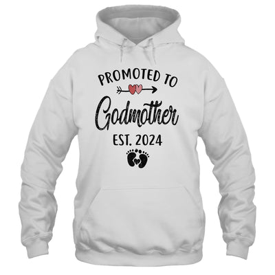 Promoted To Godmother Est 2024 First Time Mothers Day Shirt & Tank Top | teecentury