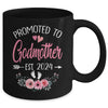 Promoted To Godmother Est 2024 Mothers Day First Time Mug | teecentury