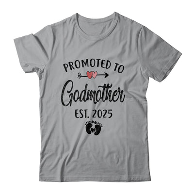 Promoted To Godmother Est 2025 First Time Mothers Day Shirt & Tank Top | teecentury