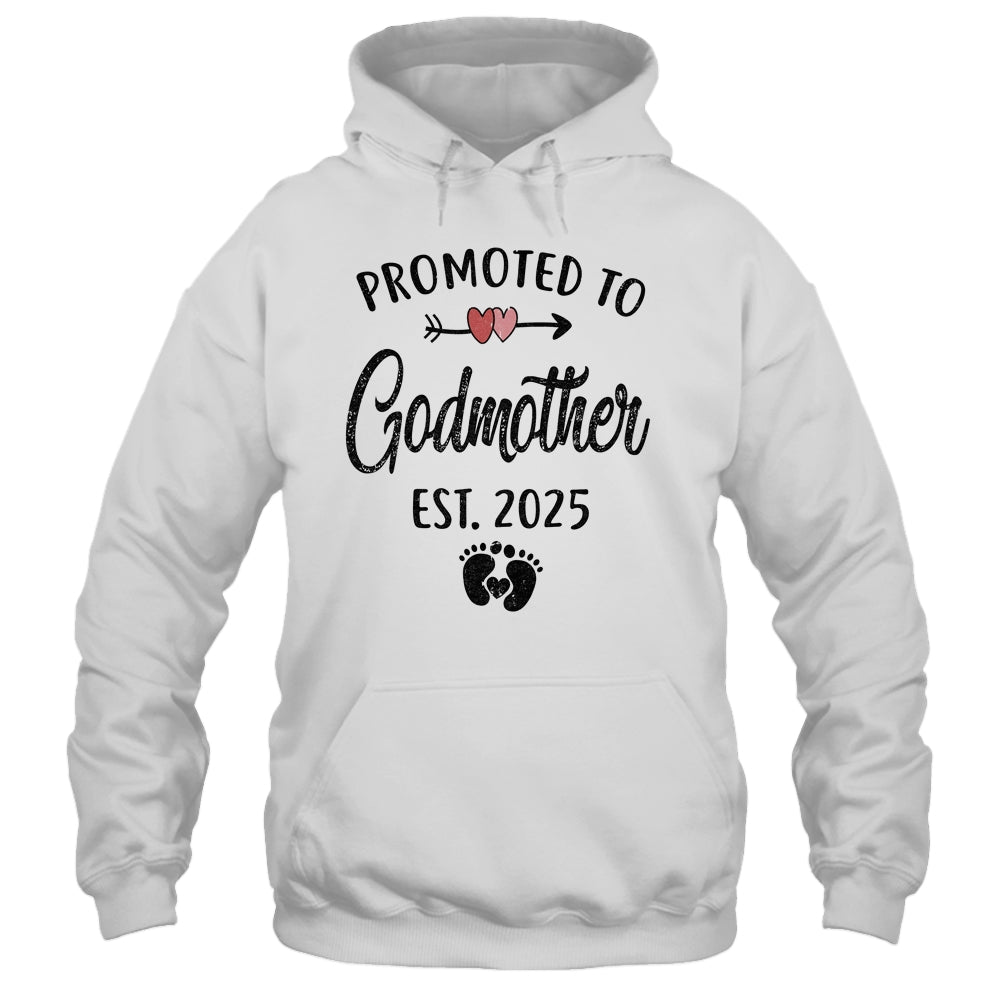 Promoted To Godmother Est 2025 First Time Mothers Day Shirt & Tank Top | teecentury