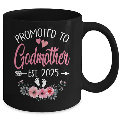 Promoted To Godmother Est 2025 Mothers Day First Time Mug | teecentury