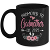 Promoted To Godmother Est 2025 Mothers Day First Time Mug | teecentury