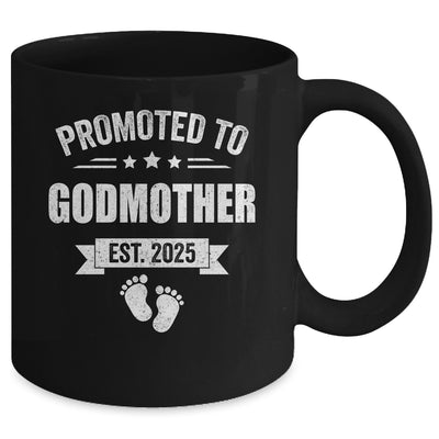 Promoted To Godmother Est 2025 Mothers Day First Time New Mug | teecentury