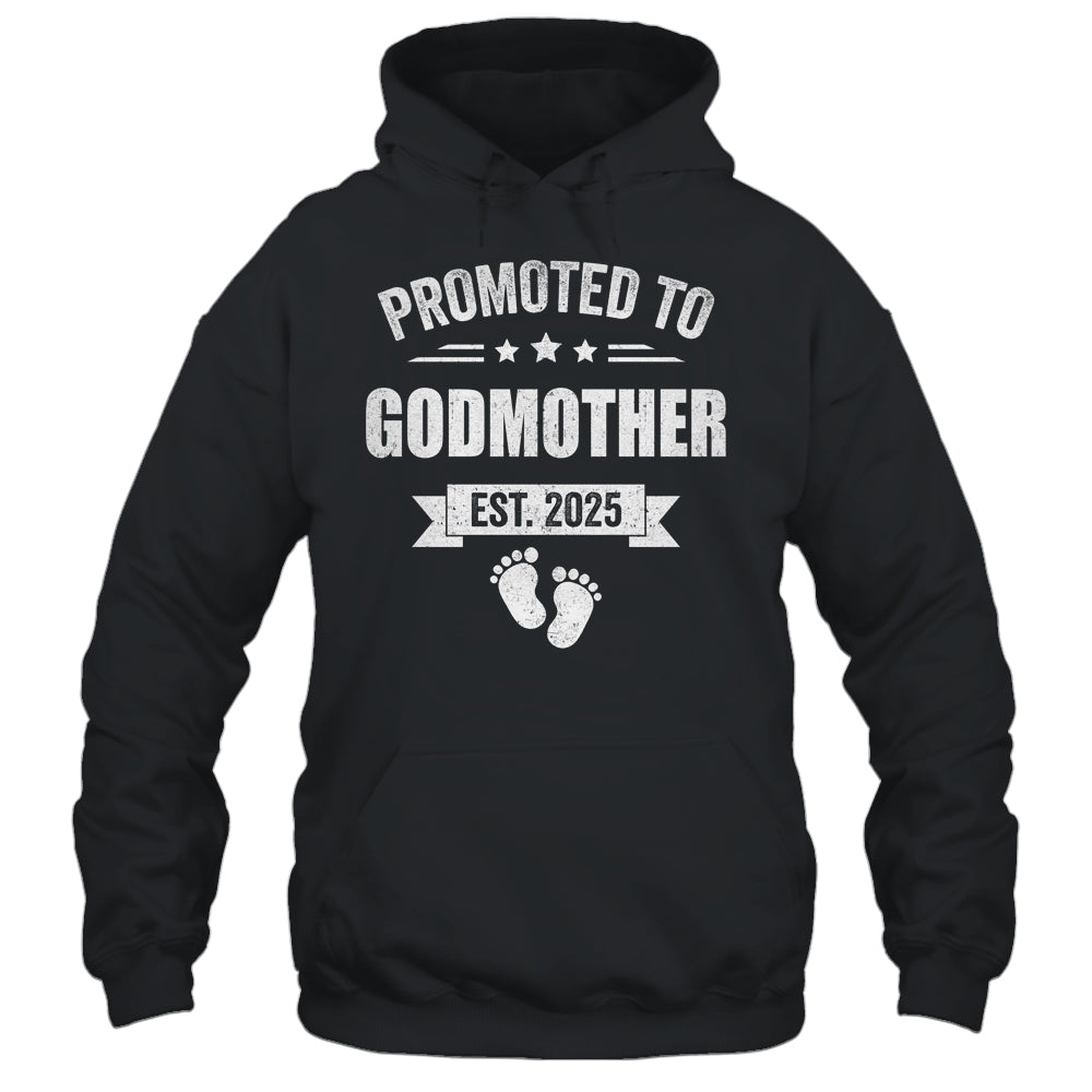 Promoted To Godmother Est 2025 Mothers Day First Time New Shirt & Tank Top | teecentury