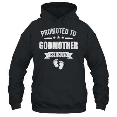 Promoted To Godmother Est 2025 Mothers Day First Time New Shirt & Tank Top | teecentury