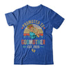 Promoted To Godmother Est 2025 Retro First Time Aunt Shirt & Tank Top | teecentury