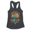 Promoted To Godmother Est 2025 Retro First Time Aunt Shirt & Tank Top | teecentury