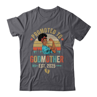 Promoted To Godmother Est 2025 Vintage First Time Aunt Shirt & Tank Top | teecentury