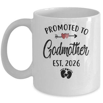 Promoted To Godmother Est 2026 First Time Mothers Day Mug | teecentury
