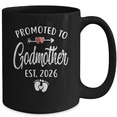 Promoted To Godmother Est 2026 Funny First Time Mothers Day Mug | teecentury