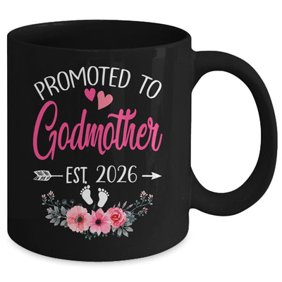 Promoted To Godmother Est 2026 Mothers Day First Time Mug | teecentury