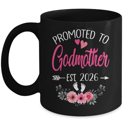 Promoted To Godmother Est 2026 Mothers Day First Time Mug | teecentury