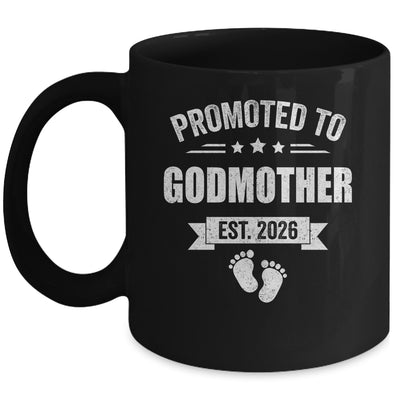 Promoted To Godmother Est 2026 Mothers Day First Time New Mug | teecentury