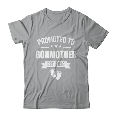 Promoted To Godmother Est 2026 Mothers Day First Time New Shirt & Hoodie | teecentury