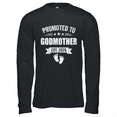 Promoted To Godmother Est 2026 Mothers Day First Time New Shirt & Hoodie | teecentury
