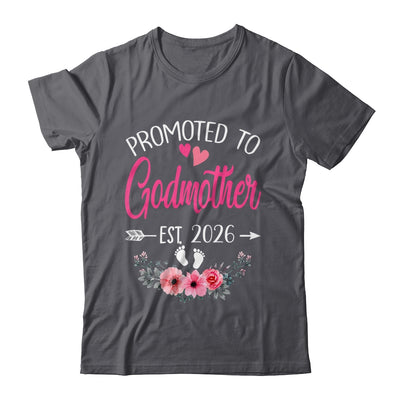 Promoted To Godmother Est 2026 Mothers Day First Time Shirt & Tank Top | teecentury