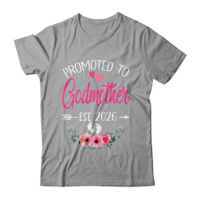 Promoted To Godmother Est 2026 Mothers Day First Time Shirt & Tank Top | teecentury