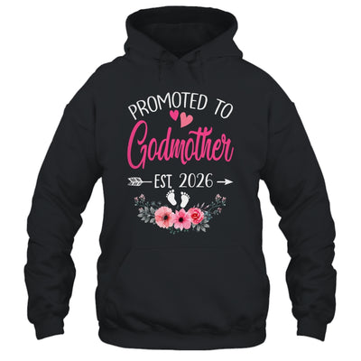 Promoted To Godmother Est 2026 Mothers Day First Time Shirt & Tank Top | teecentury
