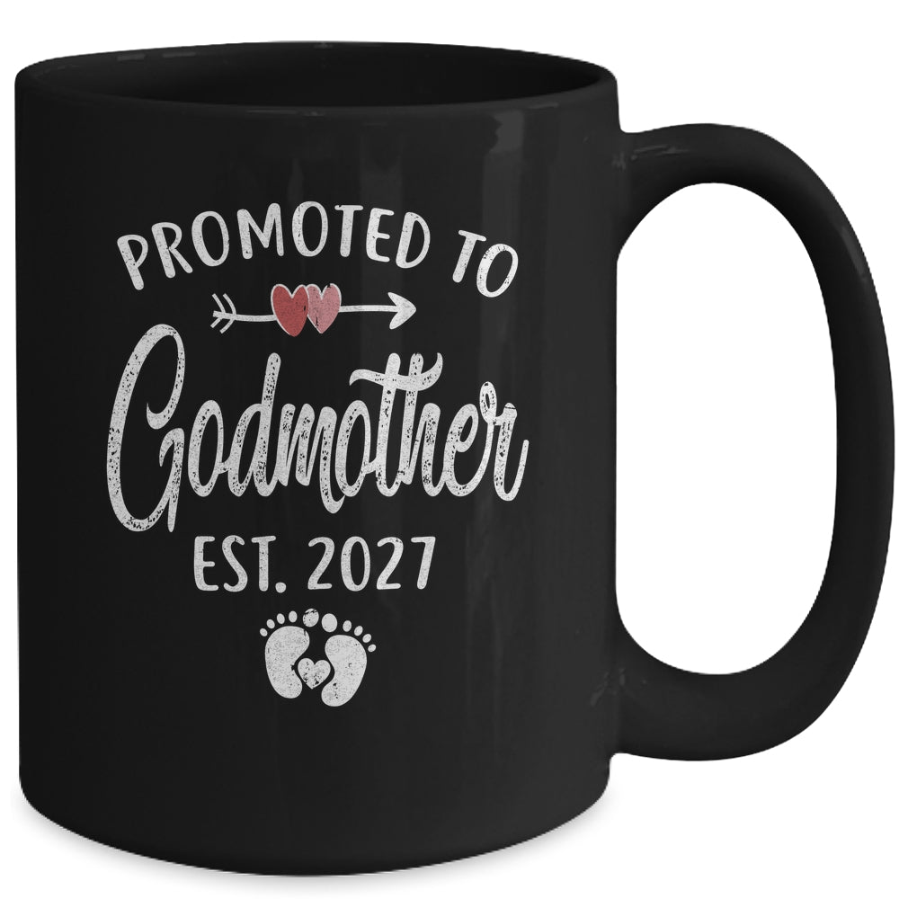 Promoted To Godmother Est 2027 Funny First Time Mothers Day Mug | teecentury