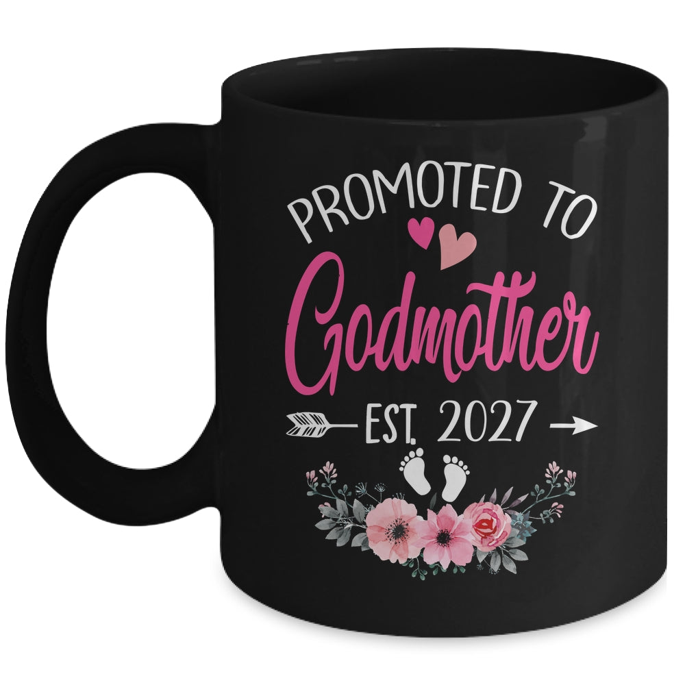 Promoted To Godmother Est 2027 Mothers Day First Time Mug | teecentury