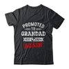 Promoted To Grandad Again 2024 Pregnancy Announcement Shirt & Hoodie | teecentury