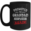 Promoted To Grandad Again 2025 Pregnancy Announcement Mug | teecentury