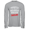 Promoted To Grandad Again 2026 Pregnancy Announcement Shirt & Hoodie | teecentury