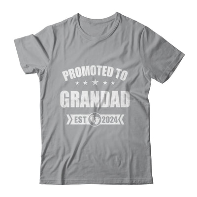 Promoted To Grandad Est 2024 Fathers Day First Time New Shirt & Hoodie | teecentury