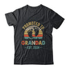 Promoted To Grandad Est 2024 Fathers Day Vintage Shirt & Tank Top | teecentury