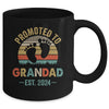 Promoted To Grandad Est 2024 Fathers Day Vintage Mug | teecentury