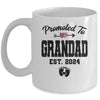 Promoted To Grandad Est 2024 First Time Fathers Day Mug | teecentury