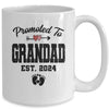 Promoted To Grandad Est 2024 First Time Fathers Day Mug | teecentury