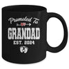 Promoted To Grandad Est 2024 Funny First Time Fathers Day Mug | teecentury